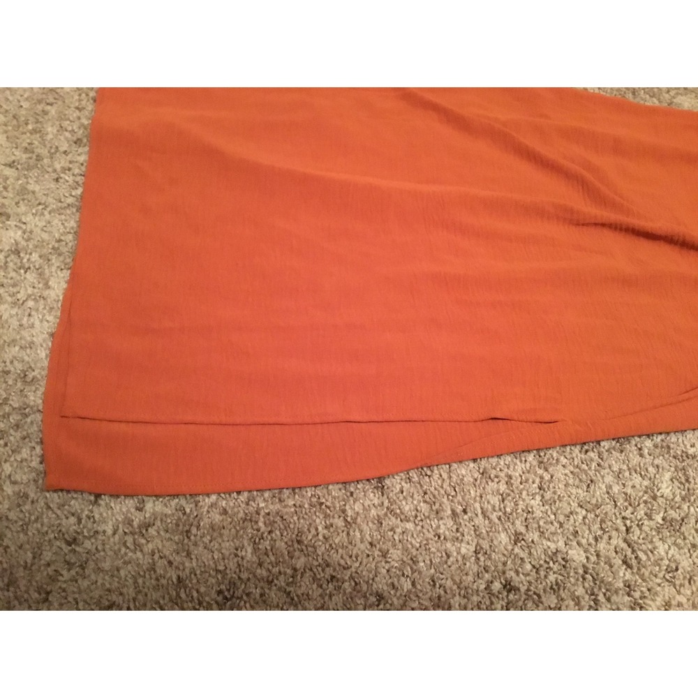 No Boundaries Womens Halter Maxi Dress Saturn Rust Crochet Smocked Small 4-6 NEW - Picture 3 of 6